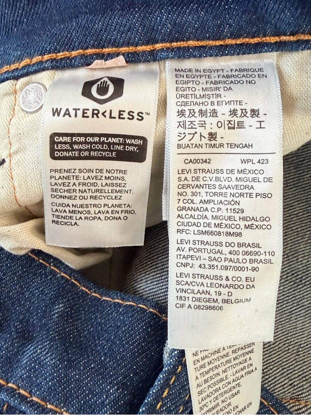 Levi’s 514 Straight Leg Mens Jeans NWT 29x32 Dark Wash Classic - Picture 9 of 13